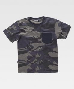 Camiseta camuflaje oscuro